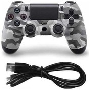 Resim Didadodo Ps4 Kablosuz Oyun Kumandası - 2.2m Usb Kablo 5 Renk Seçenek - Siyah/mavi/beyaz/kırmızı/altın/gri 