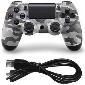 Resim Didadodo Ps4 Kablosuz Oyun Kumandası - 2.2m Usb Kablo 5 Renk Seçenek - Siyah/mavi/beyaz/kırmızı/altın/gri 