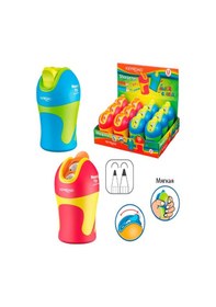 Resim Kalemtraş 2 Li 2 Adet Hazneli Jumbo Ve Standart Kalem Açacağı Plastik Kalemtıraş 2 Renk Keyroad 