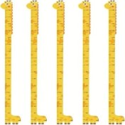 Resim Sevimli Sarı Zürafa Boy Ölçüsü Sticker 