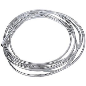 Resim Mufunye 3m Uzunlukta 6mm Genişlikte U Şekilli Krom Kaplama Şeridi - Araç Bumper, Grille, Anahtar Dekorasyonu İçin Esnek Ve Kolay Kurulum 