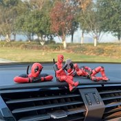 Resim [] 3 Parça Marvel Avengers Deadpool PVC Figür Seti, Plastik Koleksiyonluk Araçlar İçin, Ev ve Ofis Dekoru, Noel ve Yılbaşı için İdeal, Masaüstü Bilgisayar Heykeli, Süs Eşyaları 