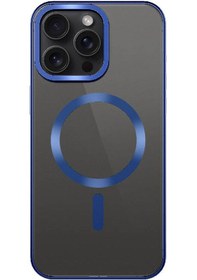 Resim İphone Uyumlu 15 Pro Uyumlu Mat Tasarımlı Magsafe Wireless Şarj Özellikli Zore Mat Setro Uyumlu Kılıf-siyah Siyah 