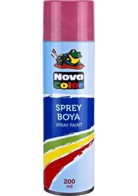 Resim Nova Color Sprey Boya 200 Ml Pembe - Nc-809 