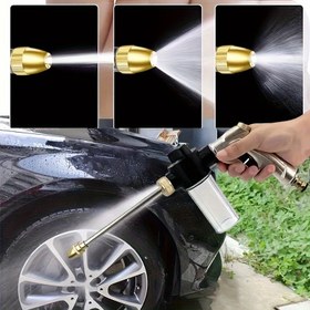 Resim 1 adet Premium Araba Yıkama Köpük Püskürtücü - 100ml, Ayarlanabilir Su Akışı, Bakır & Pirinç Nozul, Alüminyum Alaşımlı Gövde - Çoklu Senaryolar için Temel Temizlik Aracı 