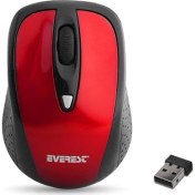 Resim Everest SM-901 2.4Ghz Optik Kablosuz Kırmızı Mouse 