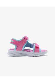 Resim SKECHERS Sola Glow Sandal Büyük Kız Çocuk Pembe Işıklı Sandalet 303024l Hpaq 
