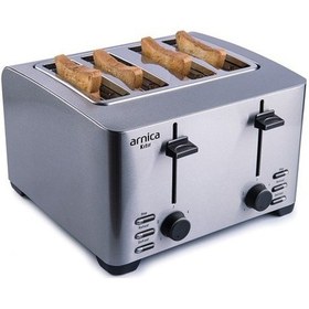 Resim Arnica Kıtır 4 Dilimli Paslanmaz Çelik Ekmek Kızartma Makinesi 