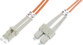 Resim BC-FO-6LCSC-01 Beek LC-SC Fiber Optik Patch Kablo, 1 metre, Multimode, 3.0mm Duplex, 62.5/125, OM 1, LSZH 