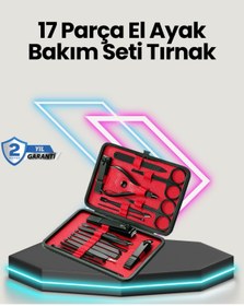 Resim Ronanna Profesyonel Paslanmaz Çelik Manikür & Pedikür Seti 