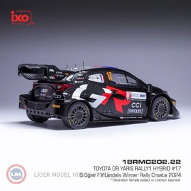 Resim 1:18 IXO 2024 Toyota Yaris Rally 1 #17, WRC, Rally Croatia 