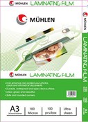 Resim Mühlen A3-100 A3 Boyutlu 100 Mikron 100 Adet Laminasyon PVC Filmi 