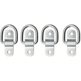 Resim Dream011 4 Adet Sağlam Üçgen Toka - Güvenli Bağlantı, Dayanıklı Metal Yapı, Römork Ve Tekne İçin 