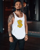 Resim Freeyez Dolar Gym Fitness Tank Top Sporcu Atleti 