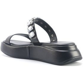 Resim Nine West Veloan 5fx Siyah Kadın Düz Terlik 000000000101929196 