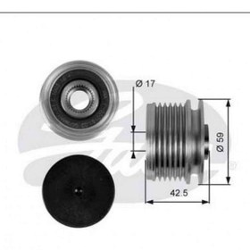 Resim GATES ALTERNATÖR KASNAGI RENAULT K7M KANGOO, MEGANE, CLIO 1.4, 1.6 GNZRZ 
