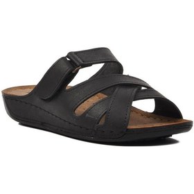 Resim Aryan 08-054 Anatomic Kadın Dolgu Topuk Terlik Beyaz 