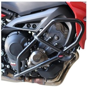 Resim GP Kompozit Yamaha MT-09 Tracer / GT 2015-2020 Uyumlu Motor Koruma Demiri Siyah 