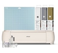 Resim Cricut Explore 4 Kesici Makine Başlangıç Paketi (Makine + Temel Alet Seti + Transfer Bandı 30x120cm + Kalıcı Vinil Folyo Altın & G 