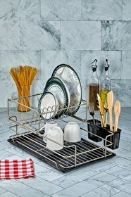 Resim Cooker CKR2986 47x38 CM 2 Katlı Metal Bulaşıklık - Saten 