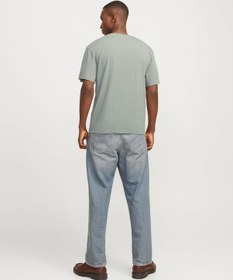 Resim Jack&jones Jjecorp Graphıc Tee Erkek T-shirt 12268415 Iceberg Green Yeşil 