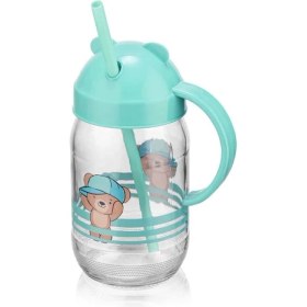 Resim Nuit Concept Alıştırma Bardağı Qlux Pipetli Bardak C-00374 Meşrubat Bardağı Bpa Içermez Cam Bardak 