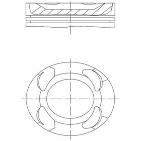 Resim Pıston Segman Std 82.00 Mm Bmw B38 / F40-f45-f48-f55-f56 11258678931 