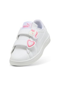 Resim Puma Smash 3.0 Badges V Inf Ayakkabı Kız Çocuk Siyah 