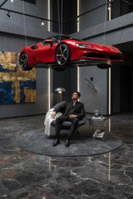 Resim Home Luxury Yastıklı Minderli Tekli Koltuk Berjer | Ergonomik Oturma Alanı | Premium Kalite - Füme 