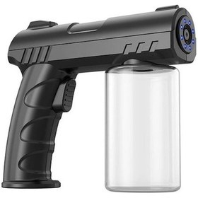 Resim Createtech Tcherchı Siyah Püskürtücü Nano Ml Mavi Kablosuz Işıklı Elektrikli Dezenfektan Sprey 280 Dj 