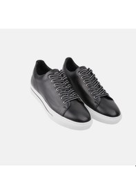 Resim Marcomen 21031 Erkek Hakiki Deri Sneaker Ayakkabı Siyah 