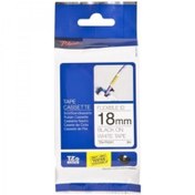 Resim Brother Tz-fx241 Beyaz Üzerine Siyah Laminasyonlu Etiket 