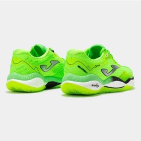 Resim Joma Smash Erkek Tsmaw2511c Toprak Kort Tenis & Padel Ayakkabısı - Neon Yeşil Yeşil 
