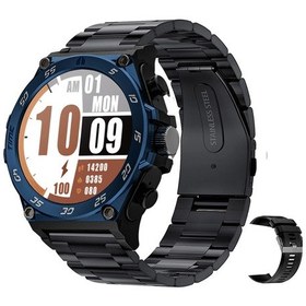 Resim Geeroyoo JZR GY 1.53" Ips & Tws Kulaklık Seti Kalp Atışı uyku Takibi IP67 Su Geçirmez Bluetooth 5.0 Uzun Pil Ömrü 100+ Spor Modu Erkek Kadın Akıllı Saat 