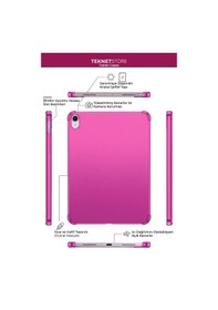 Resim İpad 11. Nesil A16 Ve 10. Nesil 10.9" Uyumlu Kılıf A3355 A2696 Ultra İnce Standlı Kapak Pembe Kapaklı Kılıf 