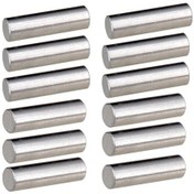 Resim 12 Parça Alnico 5 Gitar Humbucker Pikap Polepiece Pikap Mıknatıs Slug Çubuklar 