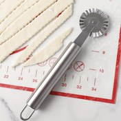 Resim 1 adet, Pizza Dilimleyici, Keskin Paslanmaz Çelik Bıçak, Pizza Kesici, Ergonomik Saplı Pizza Tekerleği, Her Boyutta Hamur Kalınlığı İçin, Mutfak Aksesuarları, Pişirme Malzemeleri 