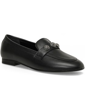 Resim Butigo 26S-007 6FX Siyah Kadın Loafer 