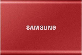 Resim T7 1 TB MU-PC1T0R/WW 2.5 USB 3.2 Kırmızı Taşınabilir SSD Samsung