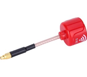 Resim Vkemall 5.8ghz 3dbi Rhcp Fpv Drone Antenası, Kırmızı, Yüksek Kazanç, Dayanıklı Sinyal, Mmcx Bağlantı 5325-5945mhz 