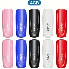 Resim Chuangyinshop 10 Adet Eaget Usb Flash Bellek 4gb Küçük Kapasiteli Parmak Bellek 5 Renk Fotoğraf Ve Doküman Depolama Bilgisayar Ve Dizüstü Uyumlu 
