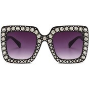 Resim Joyhub Elmas Kaplı Kalın Kare Çerçeveli Güneş Gözlüğü Zmp43t Gri 