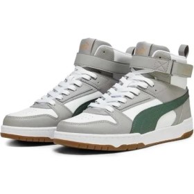 Resim Puma 385839 17 RBD Game Beyaz-Gri-Yeşil Erkek Basketbol Ayakkabıs 