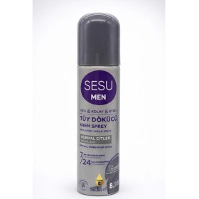 Resim Bezos Sesu Men Tüy Dökücü Krem Sprey 150 ml Erkeklere Özel Hızlı Etkili Depilatory Spray Normal Ciltler Için 
