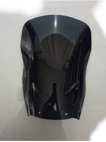 Resim MOTOCAM Kawasaki KL 500 Ön Cam 1994 2004 Model 58cm Siyah Renkli 4mm UZUN CAM uyumlu 