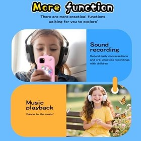 Resim Jectse Bulmaca Oyunları Oyuncusu, 32 GB Hafızalı Ve 30 W Kameralı Çocuk Akıllı Telefonu, Ekran Dokunmatik, Ve Erkek Çocuklar Için Eğitici Eğlence Oyuncak (PINK) 