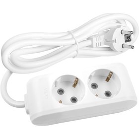 Resim Viko Multi-let 2'li Topraklı Çocuk Korumalı Grup Priz 2 Metre Beyaz - 90113202 