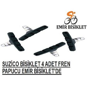 Resim Suzico Bisiklet Alyanlı Vida V-fren Papuçu 4 Adet Seti 