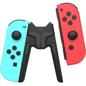 Resim Kontrol Cihazı Sol Ve Sağ Şarj Tutacağı V Şekilli Kablosuz Oyun Kolu, Anahtar İçin, Oyun Sırasında Şarj Edin 
