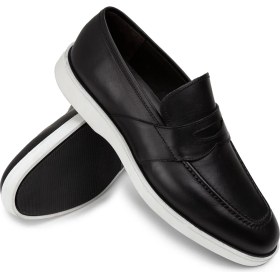 Resim Deery Deri Siyah Erkek Loafer Ayakkabı - 01960Msyhc01 